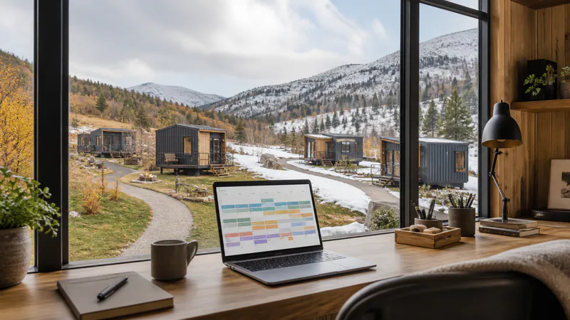 AI Glamping Pricing: Dynamic Pricing — QHOME technology guide AI Glamping Pricing: Dynamic Pricing — editorial planning scene