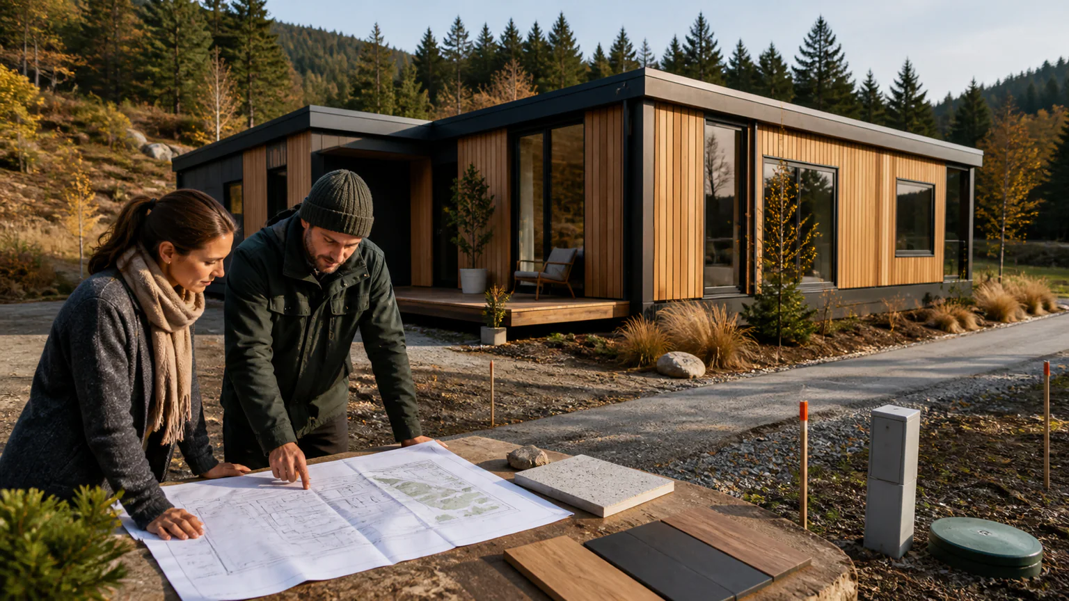 Modular Home: Core Buyer Guide — QHOME technology guide Modular Home: Core Buyer Guide — editorial planning scene