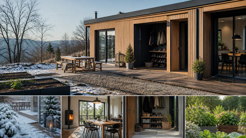 Modular Home for Permanent Living: Year-Round Home Selection — QHOME technology guide Modular Home for Permanent Living: Year-Round Home Selection — editorial planning scene