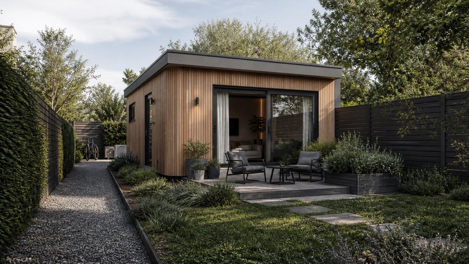 Small Modular Home: Compact Plots and Guest Houses — QHOME technology guide Small Modular Home: Compact Plots and Guest Houses — editorial planning scene