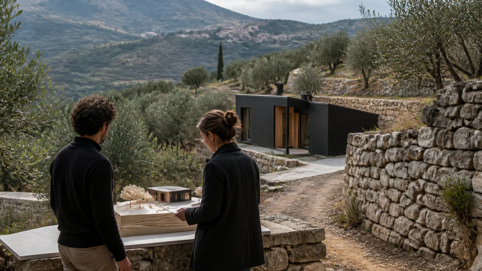 Modular Home in Italy: Italy — QHOME technology guide Modular Home in Italy: Italy — editorial planning scene