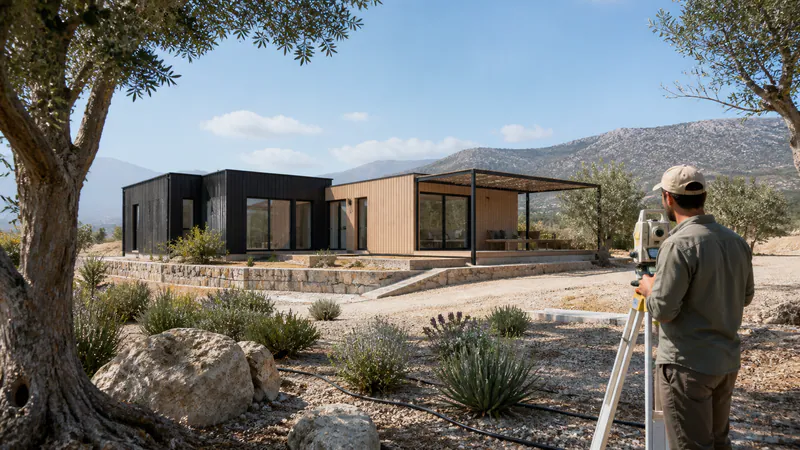 Modular Home in Spain: Spain — QHOME technology guide Modular Home in Spain: Spain — editorial planning scene