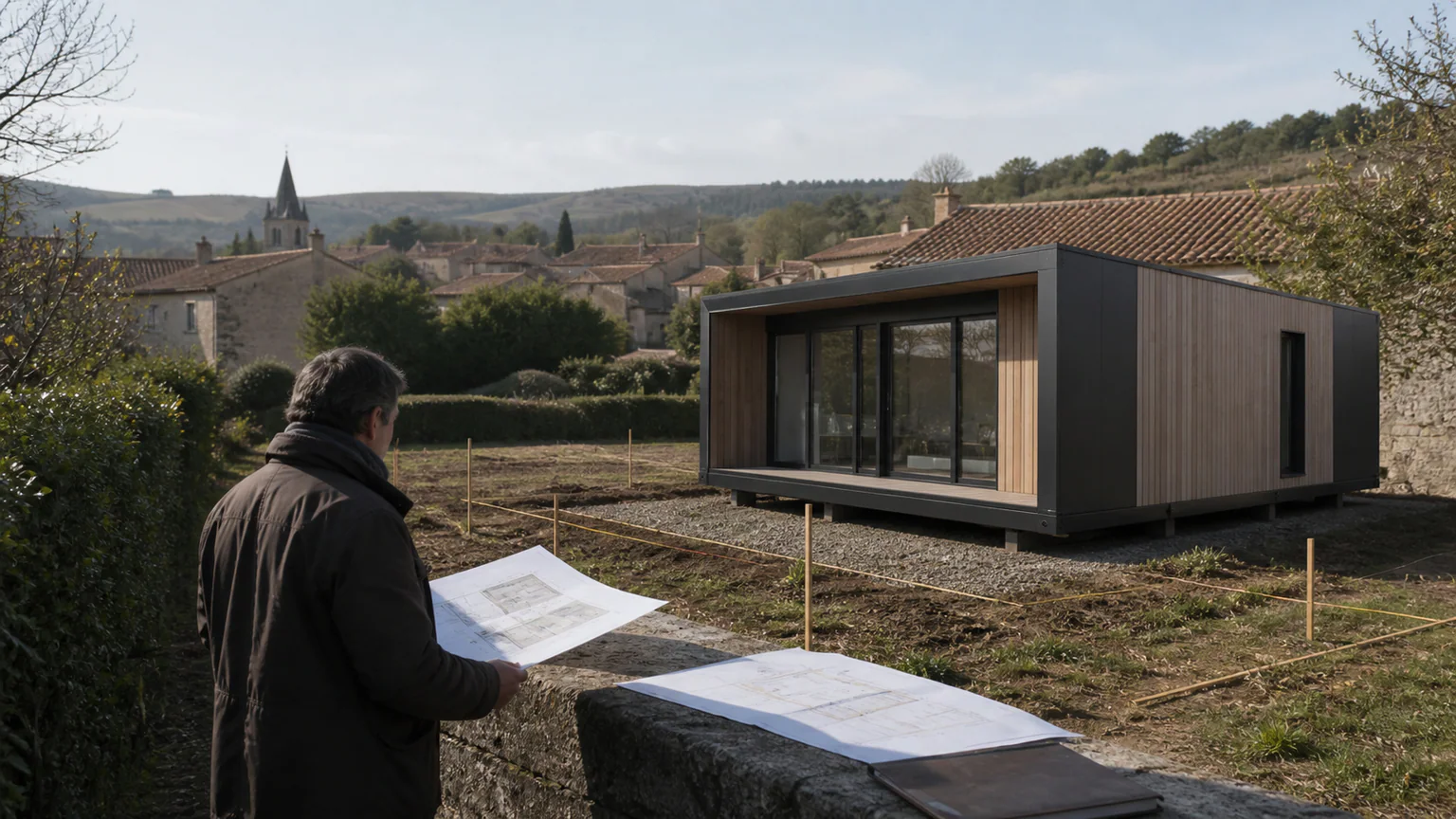 Modular Home in France: France — QHOME technology guide Modular Home in France: France — editorial planning scene