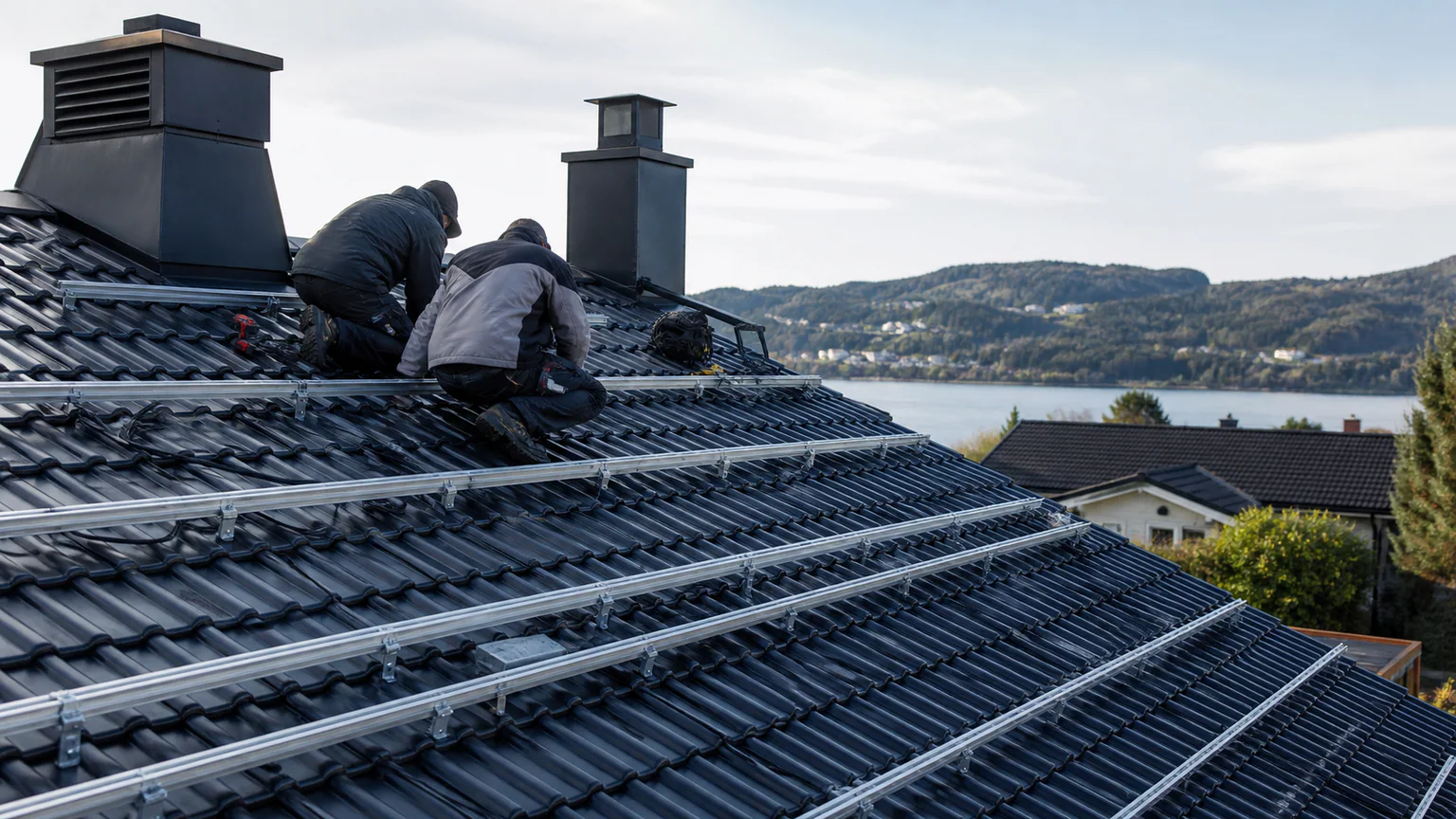 Solar Ready Modular Home: EU Solar Requirements — QHOME technology guide Solar Ready Modular Home: EU Solar Requirements — editorial planning scene
