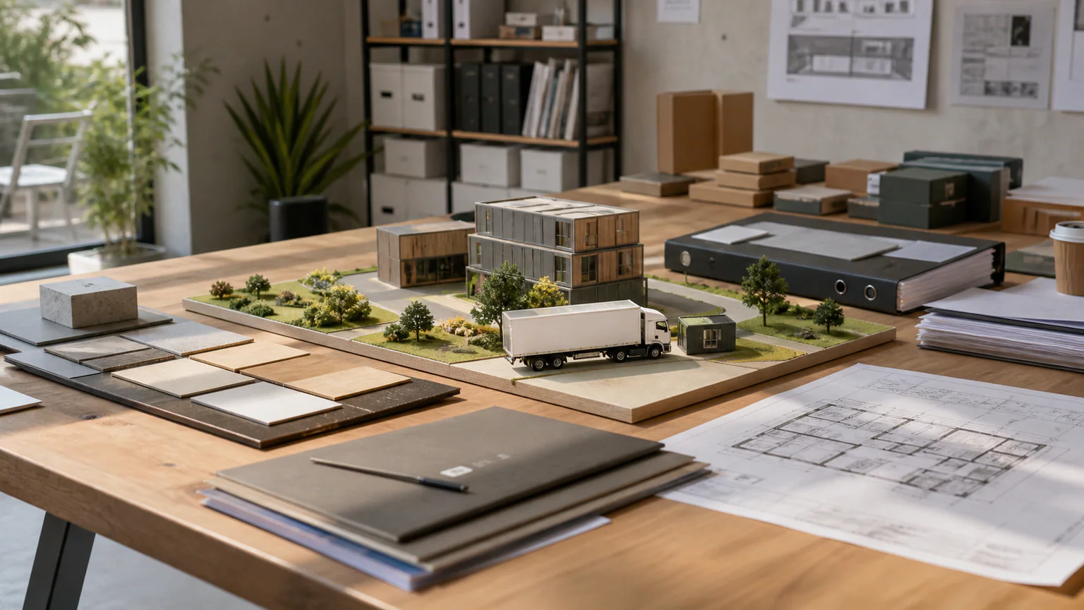CAPEX Modular Homes: Project Cost Structure — QHOME technology guide CAPEX Modular Homes: Project Cost Structure — editorial planning scene