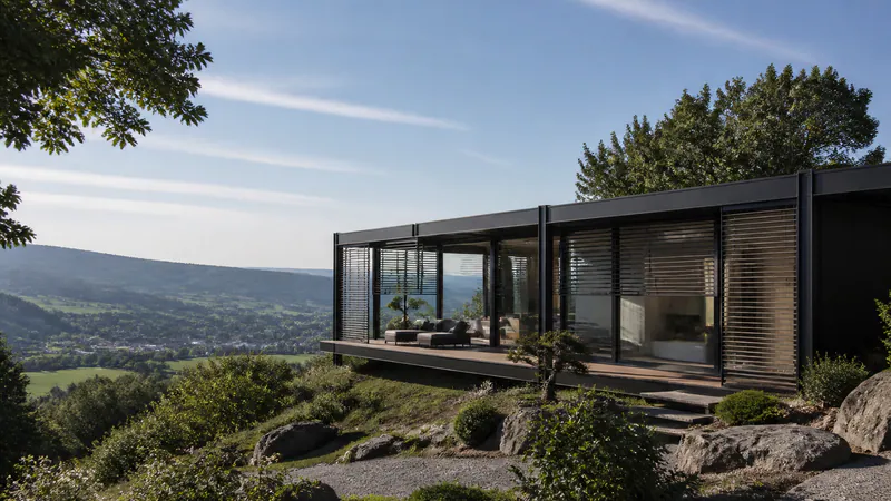 Panoramic Modular Home: View-Driven Design — QHOME technology guide Panoramic Modular Home: View-Driven Design — editorial planning scene