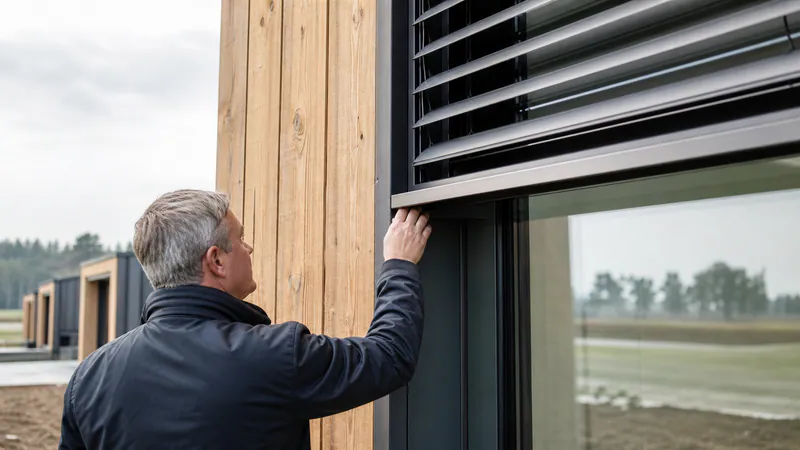 Panoramic Glazing Modular Home: Windows and Heat Loss — QHOME technology guide Panoramic Glazing Modular Home: Windows and Heat Loss — editorial planning scene