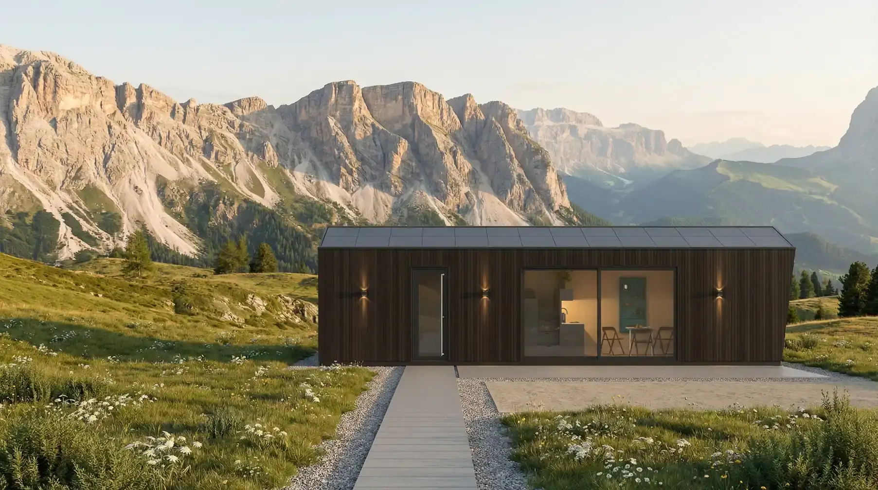 glamping ROI — QHOME Alpina modular model for hotel room module