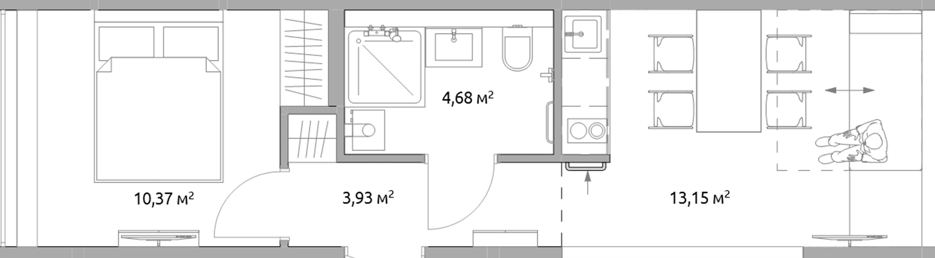 Magnum modular home — mezzanine floor plan Magnum — mezzanine floor plan